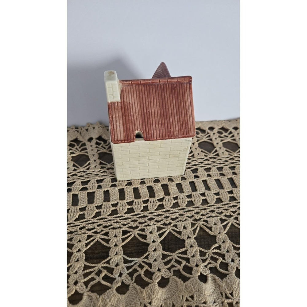 Otagiri 1980 Hand Painted Ceramic Cottage House Figurine Japan Decor Sugar Tea - Picture 5 of 7